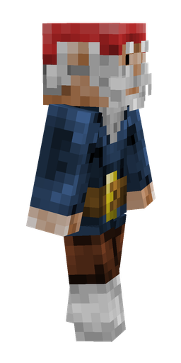 Blue skin: body, right side render