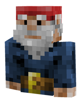 Blue skin: bust render