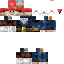 Blue skin: raw texture render