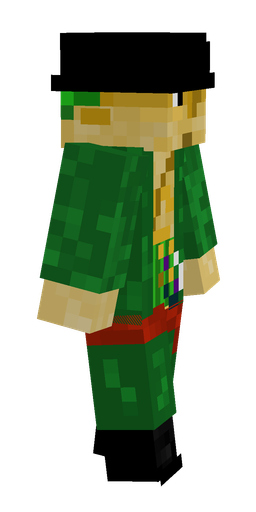 Black skin: body, right side render