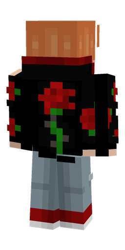 Black skin: body, back render