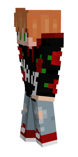 Black skin: body, left side render