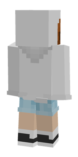Slim skin: body, back render