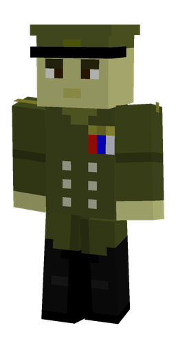 Black skin: body, front render