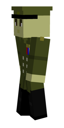 Black skin: body, left side render