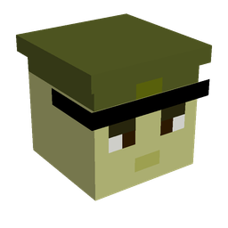 Black skin: head render