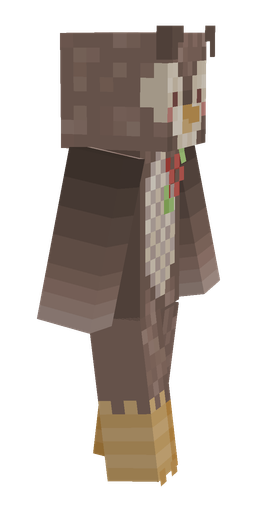 Brown skin: body, right side render