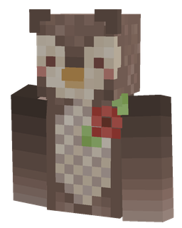 Brown skin: bust render