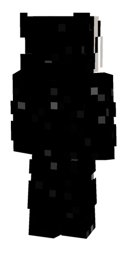 Black skin: body, back render
