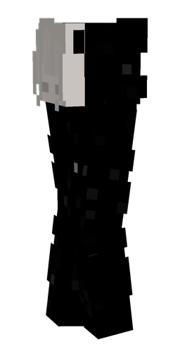 Black skin: body, left side render