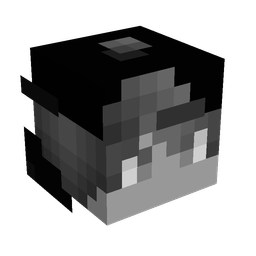 Black skin: head render