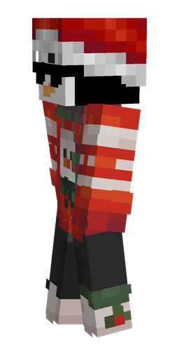Black skin: body, left side render