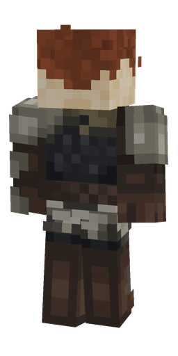 Black skin: body, back render