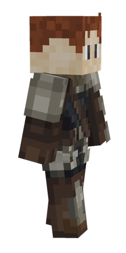 Black skin: body, right side render