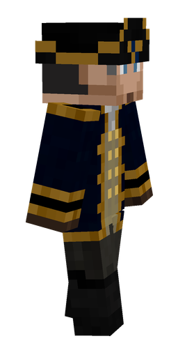 Black skin: body, right side render