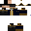 Black skin: raw texture render