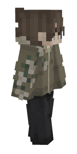 Black skin: body, right side render