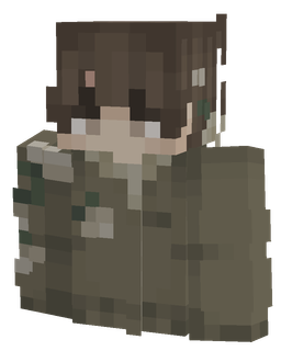 Black skin: bust render