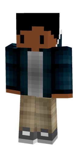 Black skin: body, front render