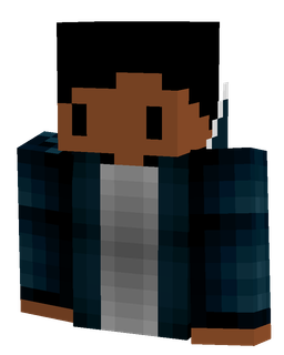 Black skin: bust render