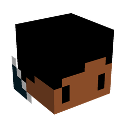 Black skin: head render