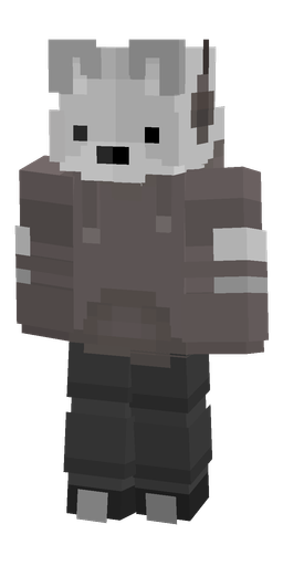 Black skin: body, front render
