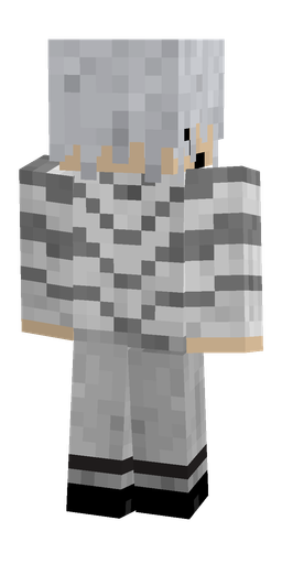 Blue skin: body, back render