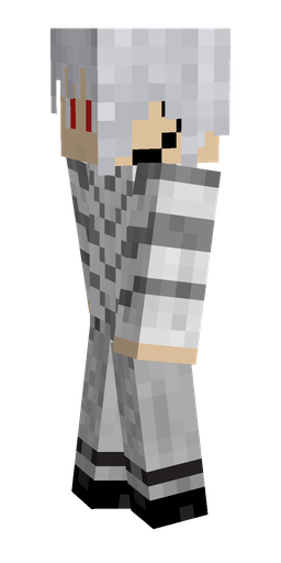 Blue skin: body, left side render