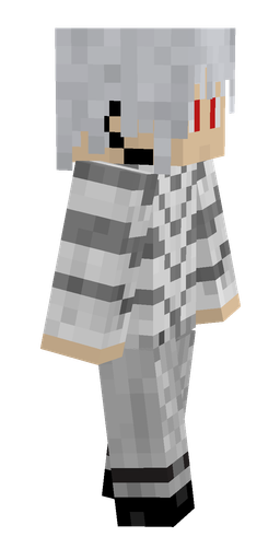 Blue skin: body, right side render