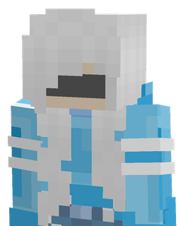 Blue skin: bust render