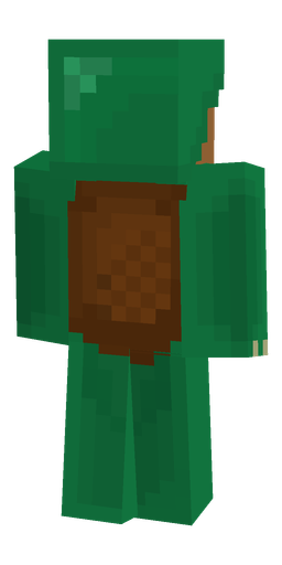 Brown skin: body, back render