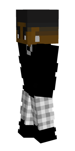 Black skin: body, left side render