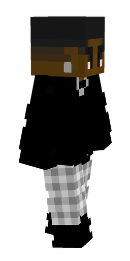 Black skin: body, right side render