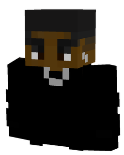 Black skin: bust render
