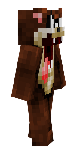 Black skin: body, right side render