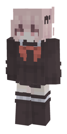 Black skin: body, front render