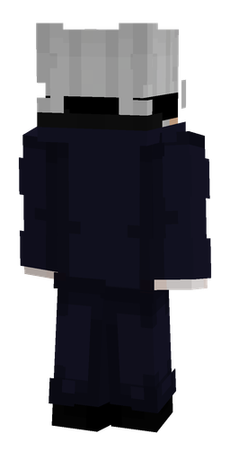 Black skin: body, back render