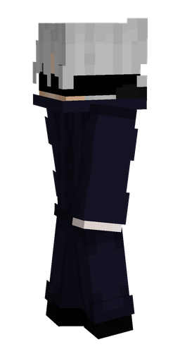 Black skin: body, left side render