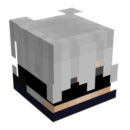 Black skin: head render