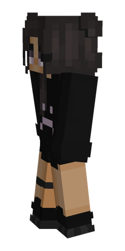 Black skin: body, left side render