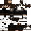 Black skin: raw texture render