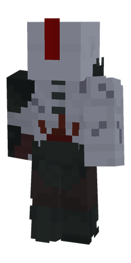 Black skin: body, back render