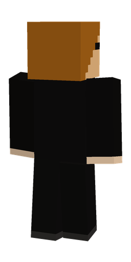 Black skin: body, back render