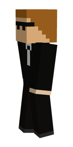 Black skin: body, left side render