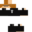 Black skin: raw texture render