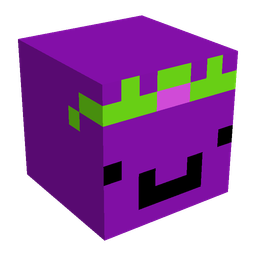 Purple skin: head render