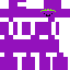 Purple skin: raw texture render