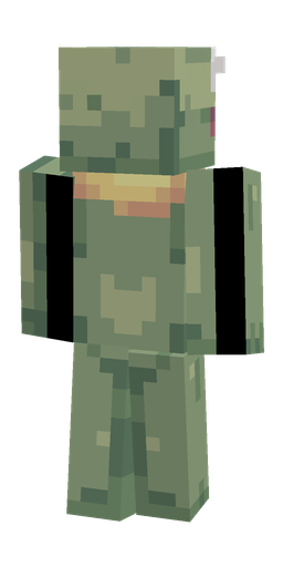Classic skin: body, back render