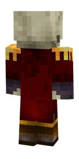 Black skin: body, back render