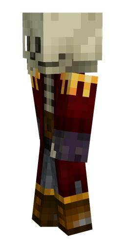 Black skin: body, left side render